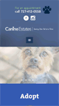 Mobile Screenshot of canineestates.com